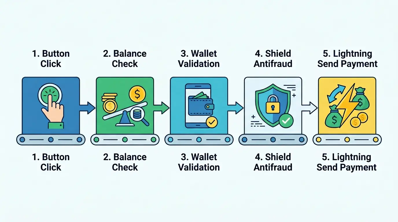 Схема моментальной выплаты: проверки и отправка в сеть